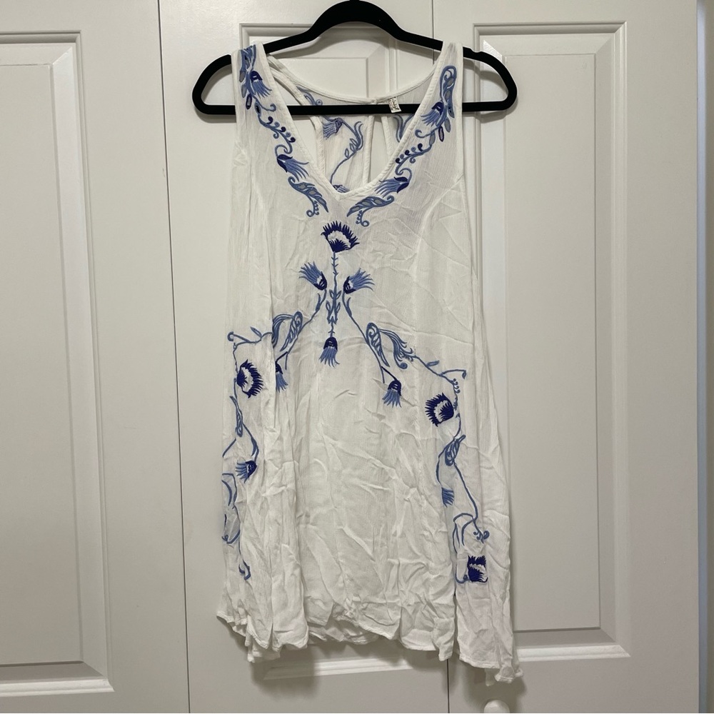 Free People embroidered dress